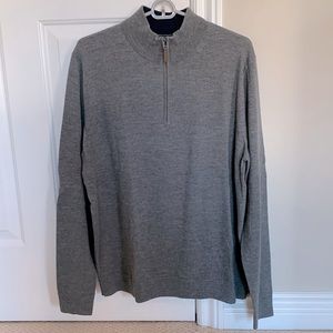 Nordstrom Men’s Shop Cashmere Quarter-zip, size L